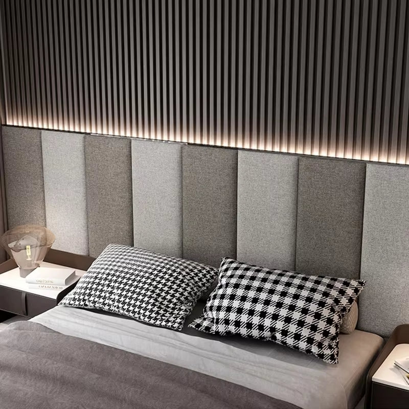 Home Decor Bed Headboard Decor Tatami Soft Package 3D Wall Stickers for Kids Room Anti-Collision Home Decor Self-Adhensive