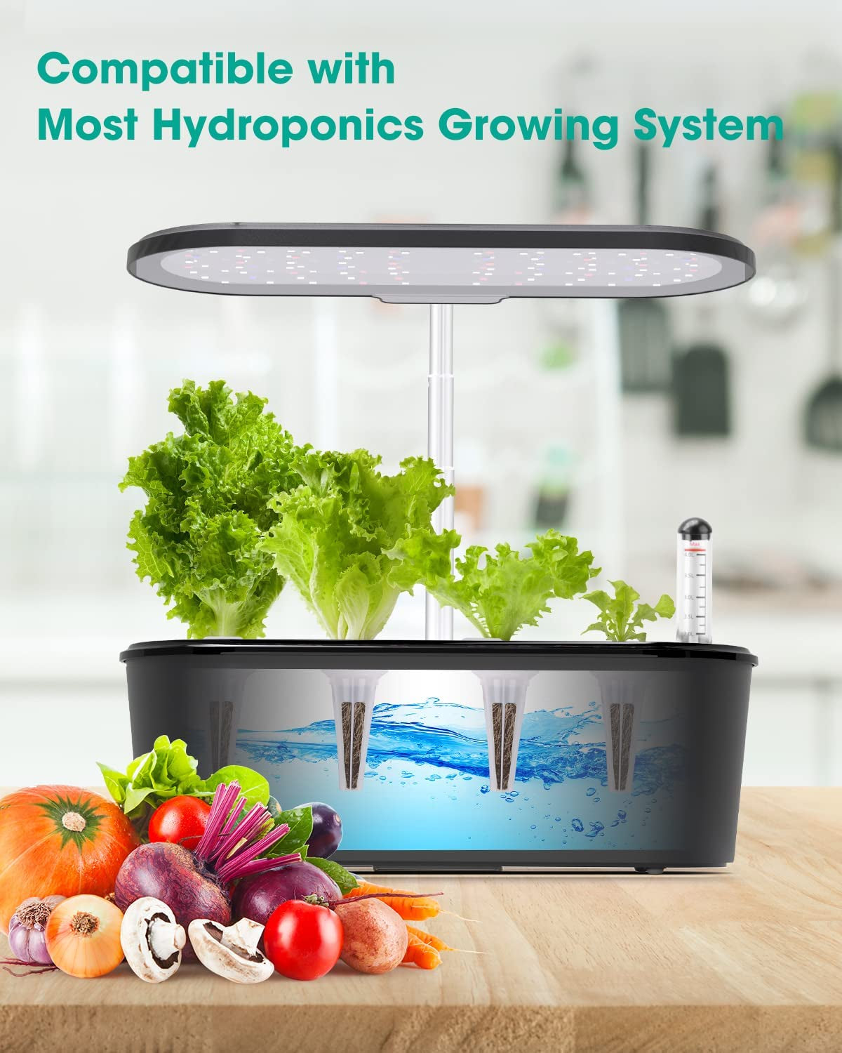 80-Pack Grow Sponges - Seed Starter Pods for Root Growth, Compatible with Aerogarden and Hydroponic Indoor Gardening Systems