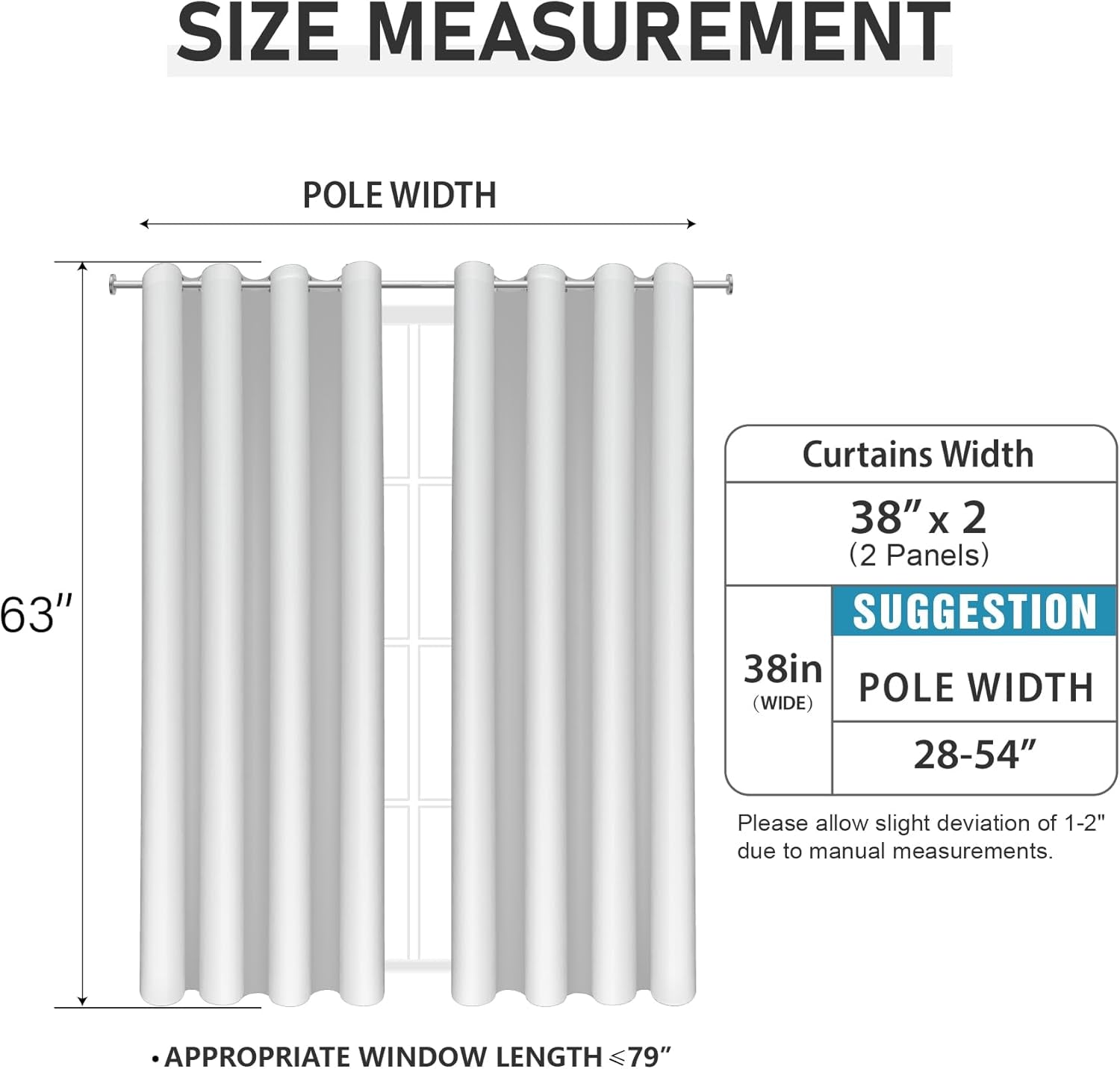 Elegant Light Grey Blackout Curtains with Silver Tree Branch Print, 63-Inch Length, Set of 2 Panels, 38W x 63L